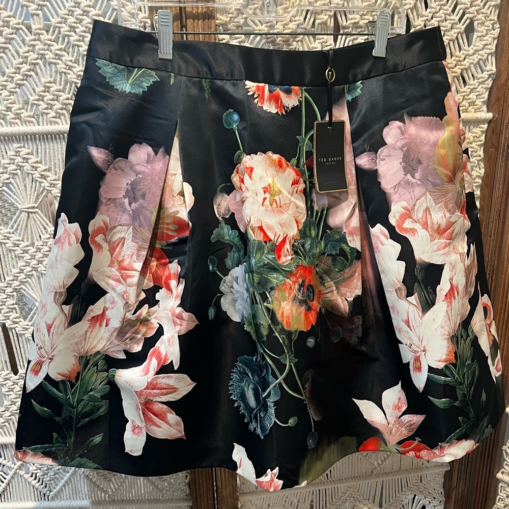 NWT Ted Baker floral skirt